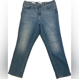 Universal Thread High Rise Slim Straight leg Blue Jeans Sz 12